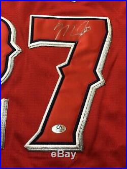 Mike Trout Signed Autographed Majestic MLB Jersey with COA + Tags