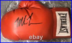 Mike Tyson Hand Signed Red Everlast Glove With COA £199