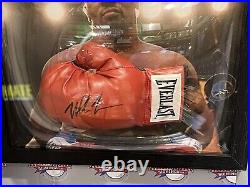 Mike Tyson signed glove autograph framed with COA presentation frame