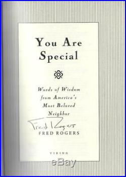 Mister Rogers Fred Rogers signed book autographed autograph with COA