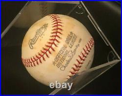 Mlb Mickey Mantle New York Hand Signed Autographed Baseball With Coa And Case