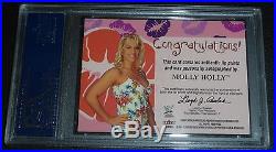Molly Holly WWE 2001 Fleer Divas Collection Signed with a Kiss Card PSA/DNA COA