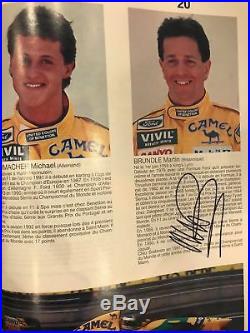 Monaco GP programme, 1992 signed Ayrton Senna, Mansell, Herbert, Brundle with COA