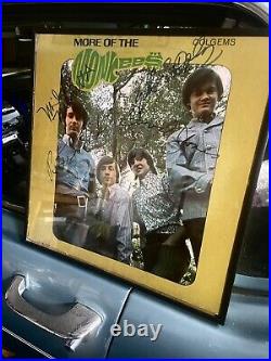 Monkees All 4 AUTOGRAPHED 1966 ORIGINAL Rare Mono With COA