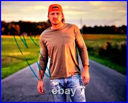 Morgan Wallen Signed 7x5 inch Color Photo Original Autograph with COA