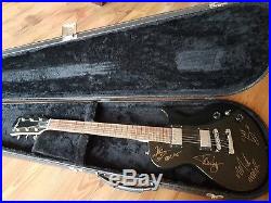 Motley Crue Signed Electric Guitar, COA, with case RARE Rock Memorabilia