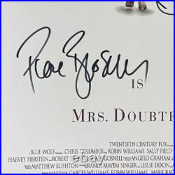 Mrs Doubtfire MOVIE POSTER 11x17 SIGNED & AUTHENTICATED with COA