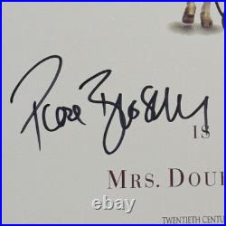 Mrs Doubtfire MOVIE POSTER 11x17 SIGNED & AUTHENTICATED with COA