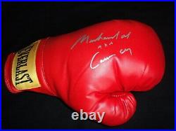 Muhammad Ali AKA Cassius Clay Rare Dual Signed Autographed Boxing Glove with COA