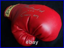 Muhammad Ali AKA Cassius Clay Rare Dual Signed Autographed Boxing Glove with COA