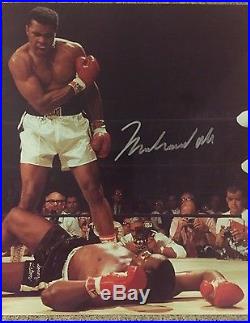 Muhammad Ali Autographed Signed 8x10 Photo Over Liston with COA