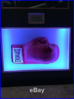 Muhammad Ali Large Signed Framed Everlast Boxing Glove (with COA)
