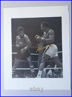 Muhammad Ali Signed Authentic Autograph Leon Spinks Photo With COA Boxing Sport