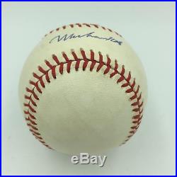 Muhammad Ali Signed Autographed Official American League Baseball With JSA COA