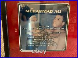 Muhammad Ali Signed & Framed Boxing Glove Comes With COA, Rare
