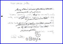Muhammad Ali Signed Handwritten Letter With COA Guarantee to Pass JSA/PSA