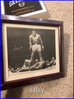 Muhammad Ali Signed Picture With Fossil Watch- COA original Packaging Limited