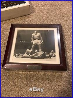 Muhammad Ali Signed Picture With Fossil Watch- COA original Packaging Limited