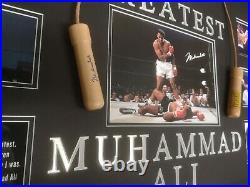 Muhammad Ali Signed Skipping Ropes with COA Photo Proof