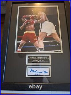 Muhammad Ali Signed with COA Muhammad Ali Autograph