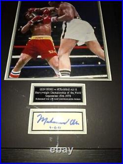 Muhammad Ali Signed with COA Muhammad Ali Autograph