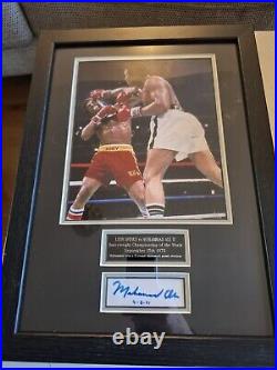 Muhammad Ali Signed with COA Muhammad Ali Autograph