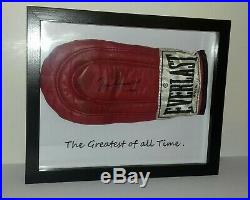 Muhammad Ali hand signed vintage mitt / glove authentic with coa. Display