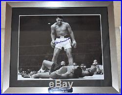 Muhammad Ali signed framed picture with COA and photo proof