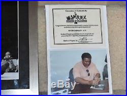 Muhammad Ali signed framed picture with COA and photo proof