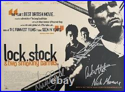 Multi Cast Signed Lock Stock A3 Posters With COA (Silver Pen)