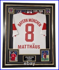 Munich Munchen Legend Lothar Matthaus Signed Shirt Autographed Jersey with COA