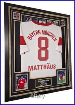 Munich Munchen Legend Lothar Matthaus Signed Shirt Autographed Jersey with COA