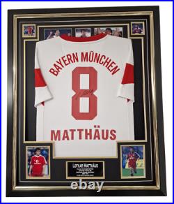 Munich Munchen Legend Lothar Matthaus Signed Shirt Autographed Jersey with COA