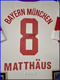 Munich Munchen Legend Lothar Matthaus Signed Shirt Autographed Jersey with COA