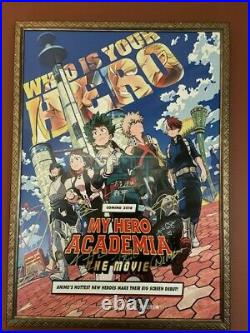 My Hero Academia the Movie The Two Heroes Autographed Cast Poster With COA