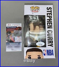 NBA Golden State Warriors Stephen Curry Signed Funko Pop #43 With JSA COA FINALS