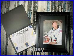 NEIL ARMSTRONG NASA Apollo 11 Autographed Signed Photo comes With COA & Framed