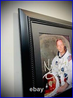 NEIL ARMSTRONG NASA Apollo 11 Autographed Signed Photo comes With COA & Framed