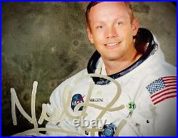 NEIL ARMSTRONG NASA Apollo 11 Autographed Signed Photo comes With COA & Framed