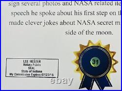 NEIL ARMSTRONG NASA Apollo 11 Autographed Signed Photo comes With COA & Framed