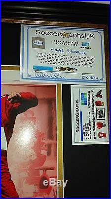 NEW MICHAEL SCHUMACHER Signed PHOTO PICTURE Display with COA