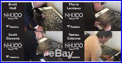 NHL100 Signed Autographed Original Canvas 40 x 30 with COA ONLY 1 MADE