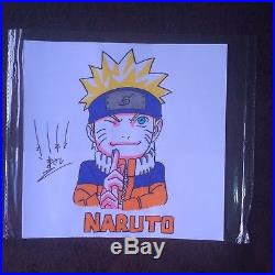 Naruto Masashi Kishimoto Naruto Autographed Sketch With COA