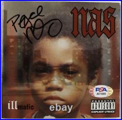 Nas Hand Signed Illmatic Cd Cover With Beckett Coa And Psa Hologram Very Rare