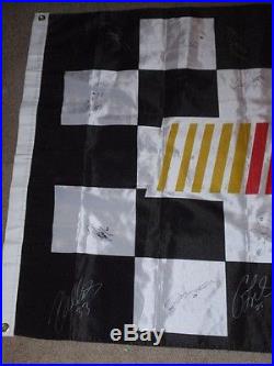 Nascar Legends FlagSigned/Autographed23 Signatures Total! 35 X 62 with COA