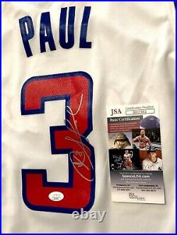 Nba Chris Paul Cp3 Clippers Hand Signed Autographed Jersey With Jsa Coa Ii02382