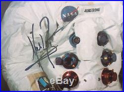 Neil Armstrong 8 x 10 Color Photo, NASA Apollo 11 Crew Signed with COA