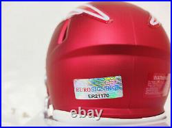 New England Patriots #12 Autographed Replica Mini Helmet with COA