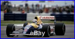 Nigel Mansell signed Williams FW14 front suspension panel-Rare with full CoA