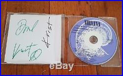 Nirvana Come As You Are Hand Signed By All 3 With Coa Kurt Cobain Autographed